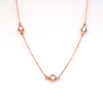 Κολιέ RoseGold Κ14 Κωδ.CU14210.