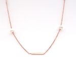 Κολιέ RoseGold Κ14 Κωδ.PS14140.