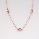 Σετ Κολιέ Βραχίολι RoseGold Κ14 Κωδ.CU14340.
