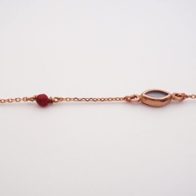 Βραχίολι RoseGold Κ14