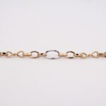 Βραχιόλι Δίχρωμο Κ14 Κωδ.OK14270-1.