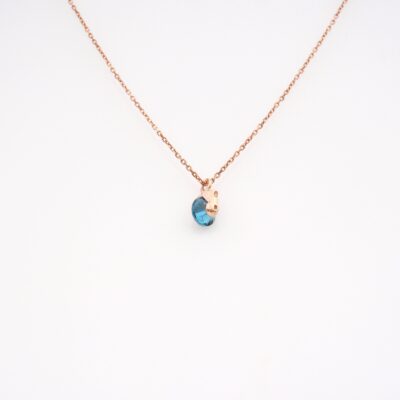 Κολιέ RoseGold Κ14 Κωδ.PS14090-7.
